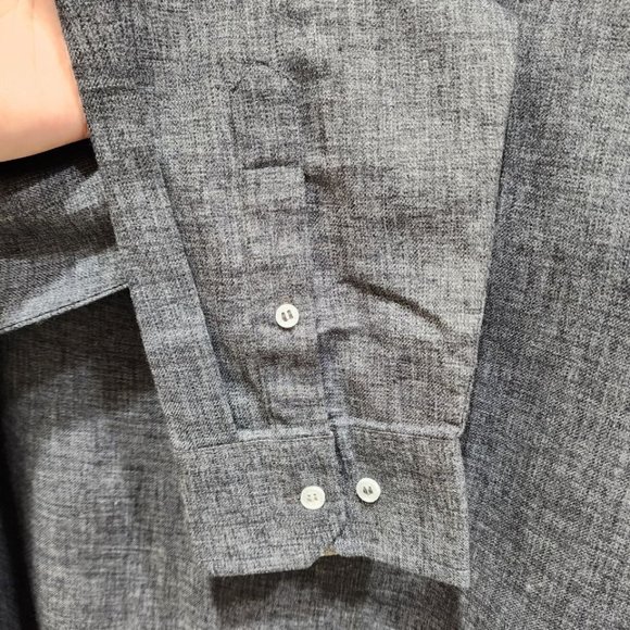 Larsson & Co Shirt Men's Size L Blue   Long Sleeve Button Down Casual - Picture 12 of 14